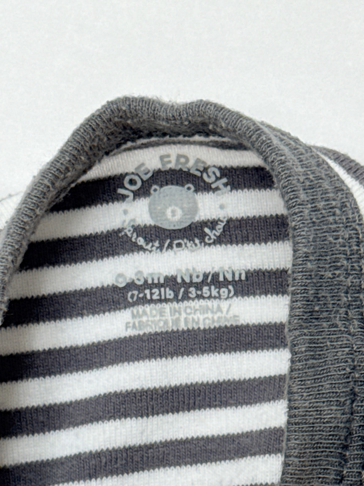 Joe Fresh Striped Romper 0-3M
