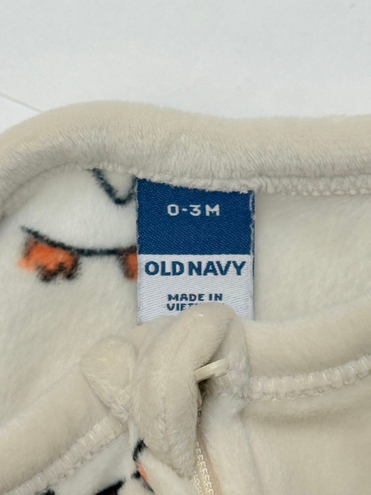 Old Navy Penguin Fleece Footed Sleeper 0-3M
