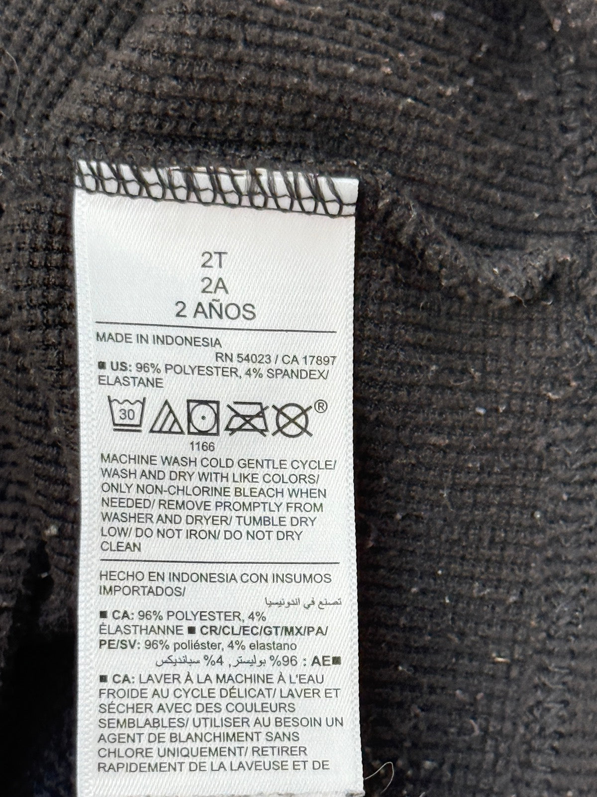 Old Navy Black Ribbed Sweater 2T