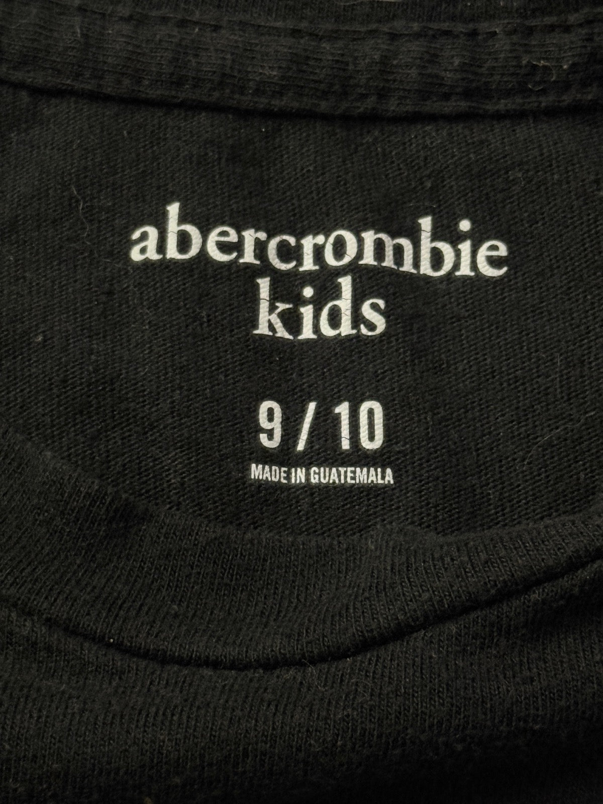 T-Shirt Abercrombie Kids Black Size 9 10