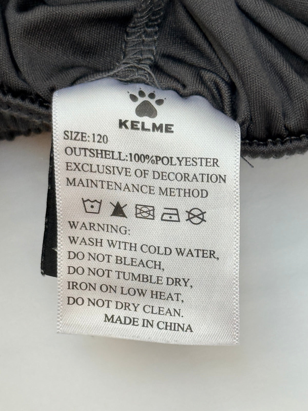 Kelme Black Athletic Shorts Size 5-6Y