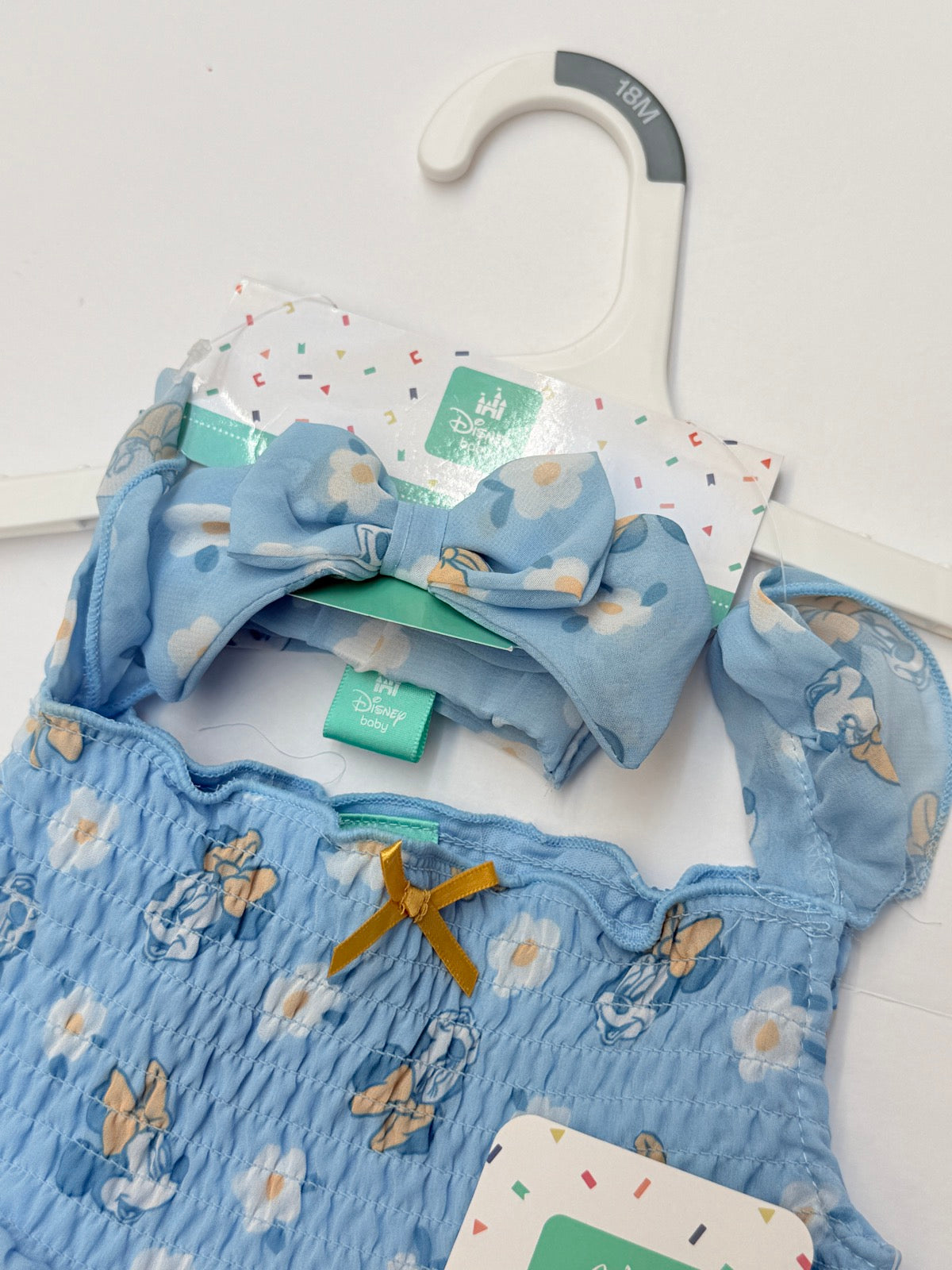 NWT - Disney Baby Minnie Floral Dress with Bow 18M