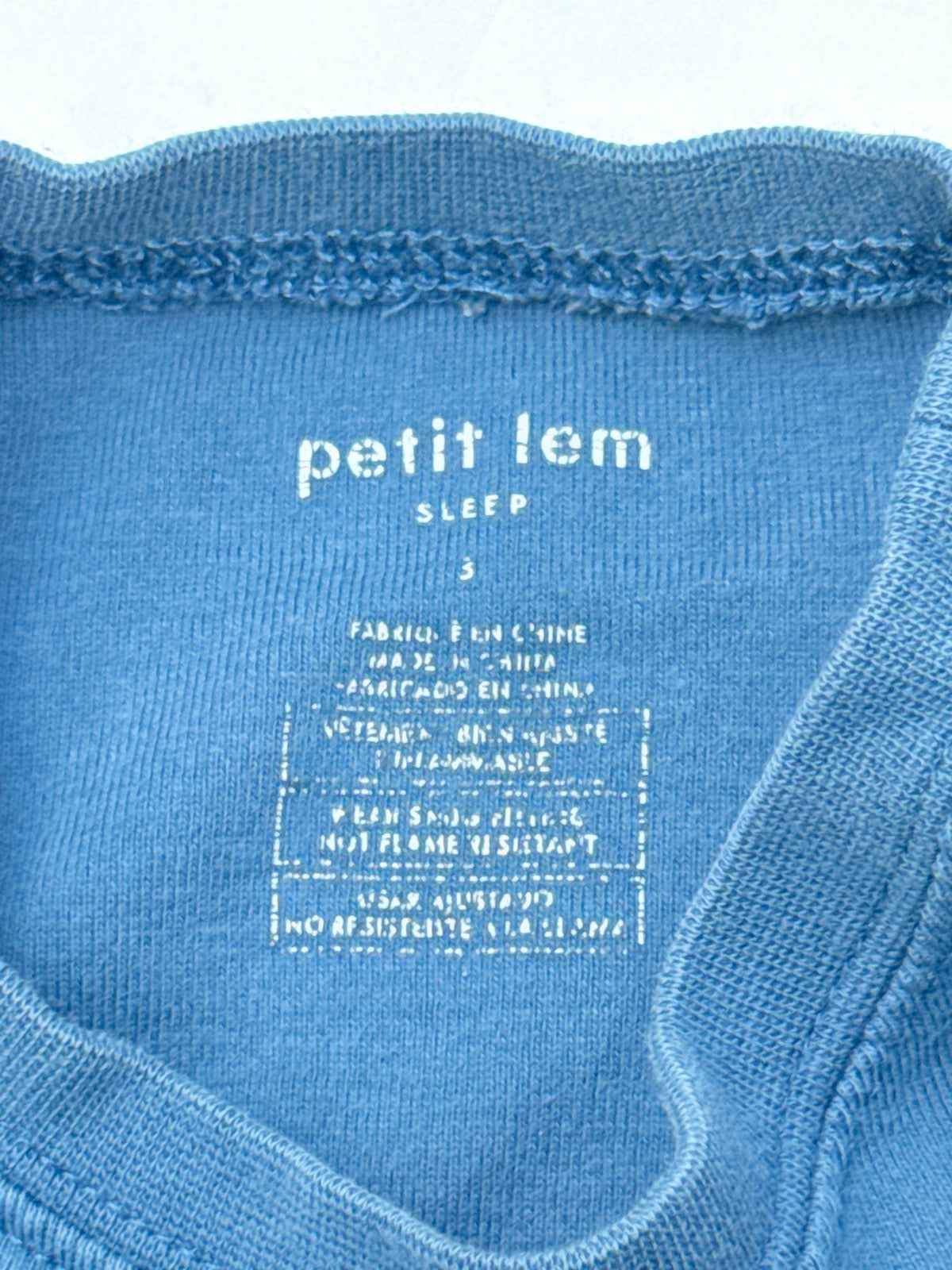 Petit Lem Football Pajama Size 5