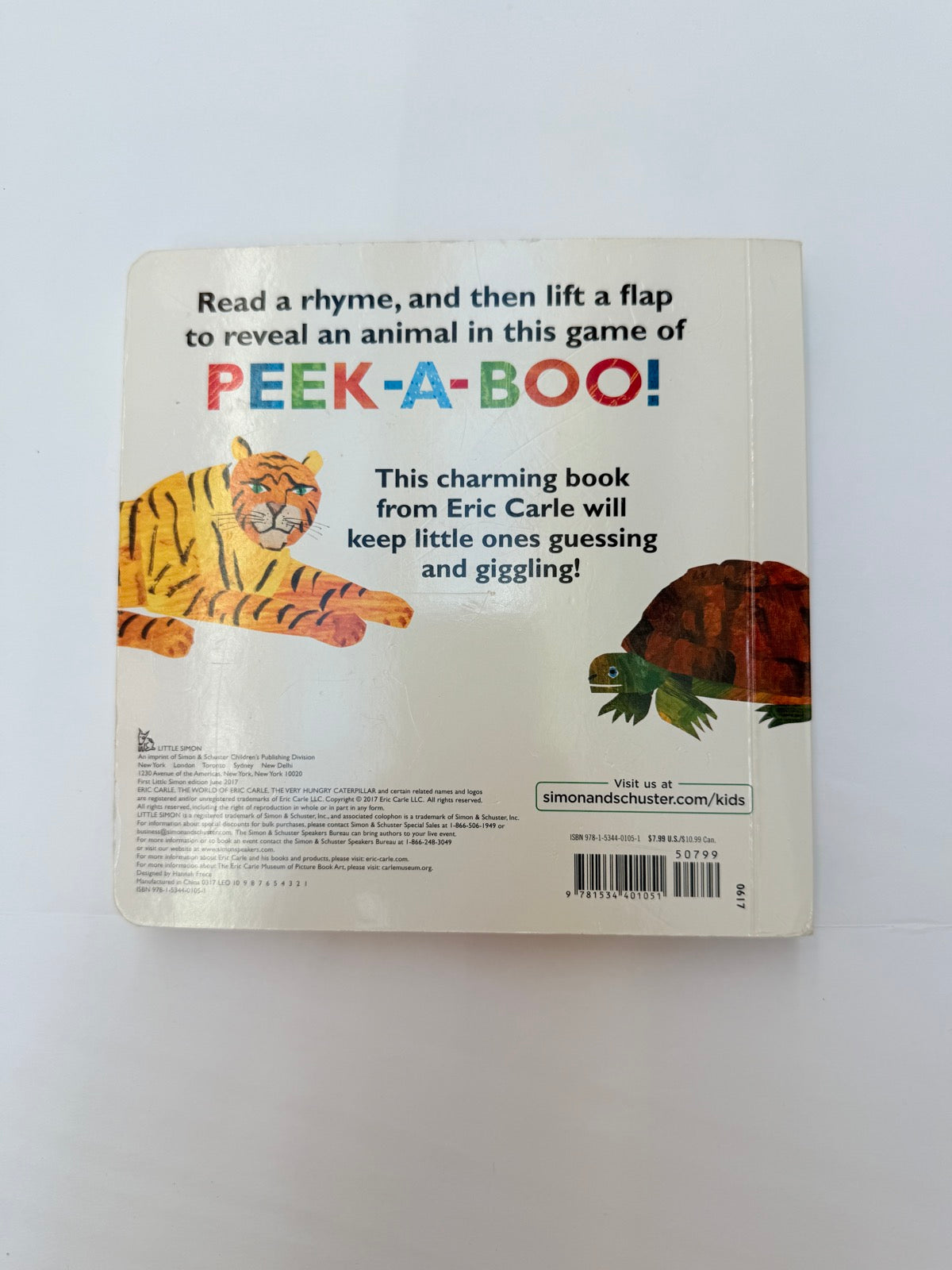 Eric Carle My First Peek-A-Boo Animals