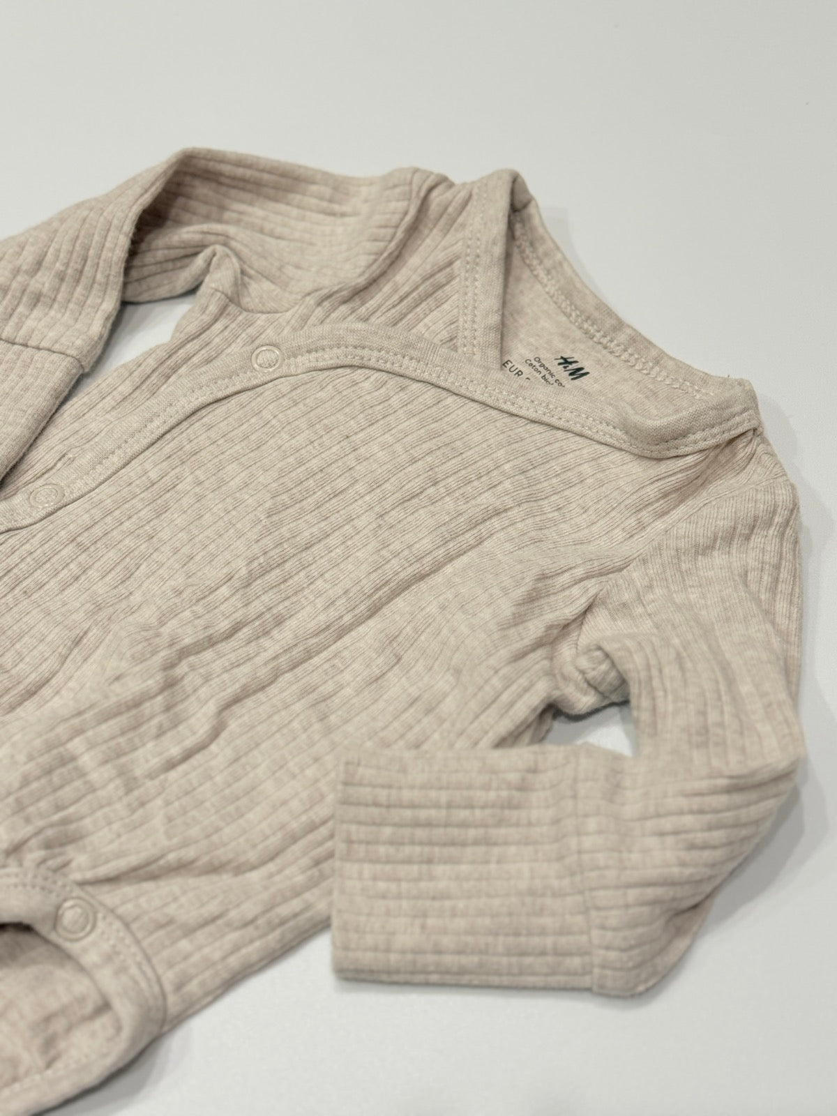 H&M Ribbed Wrap Bodysuit 6-9M