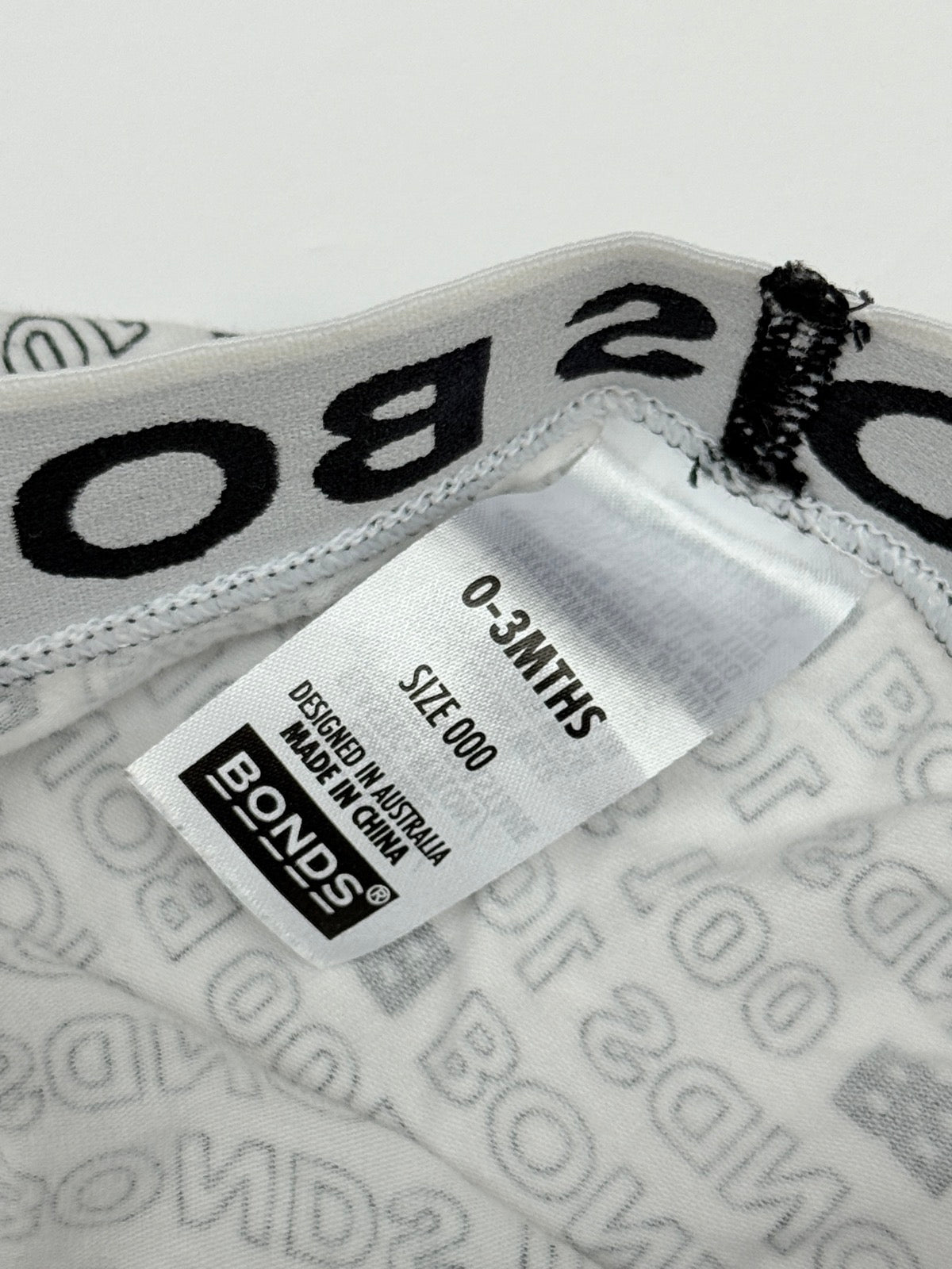 Bonds 100 Logo Leggings Size 0-3m