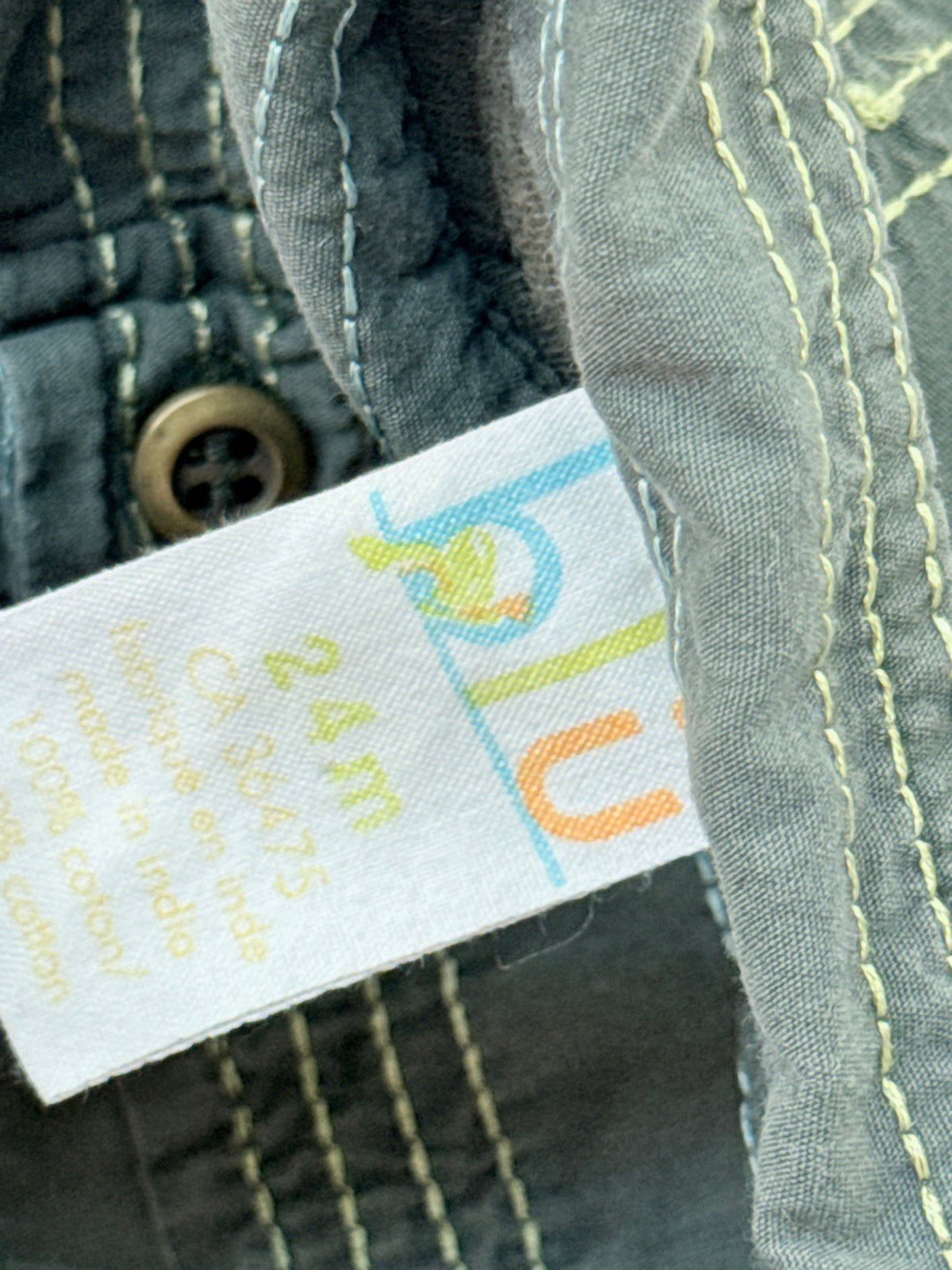Blü Long Sleeve Button-Up Shirt 24m