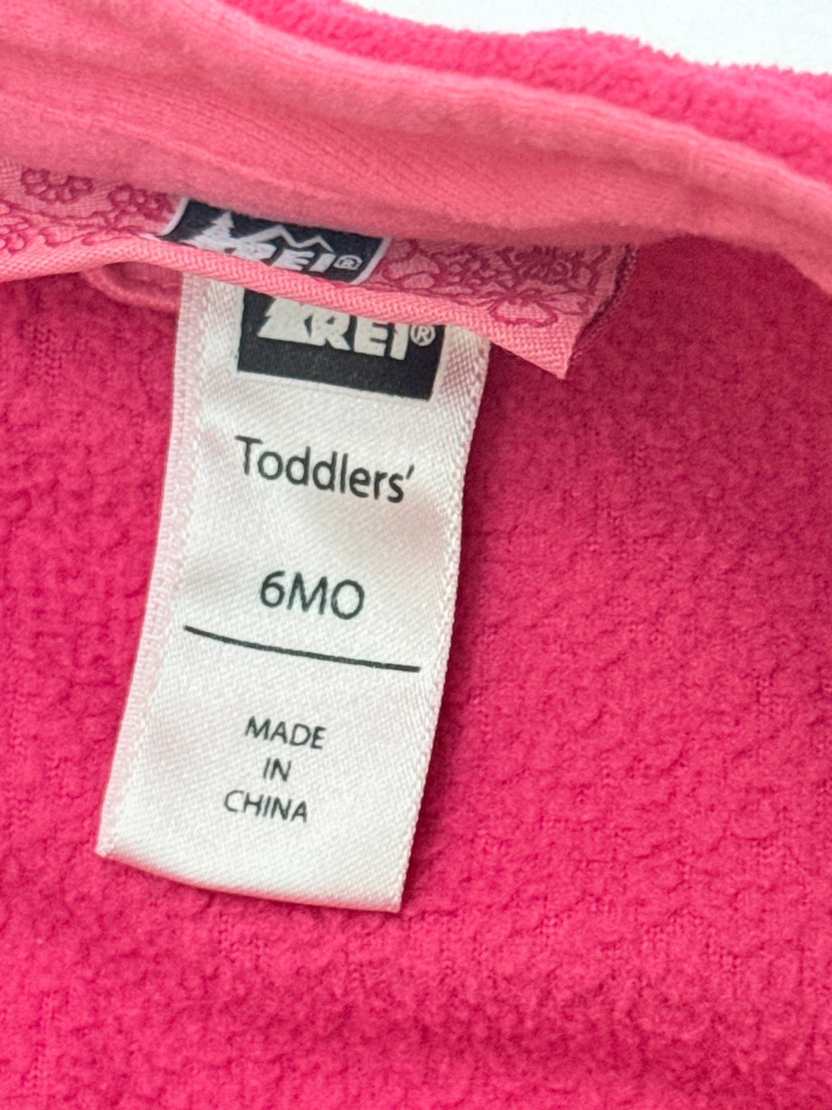 REI Pink Fleece Jacket 6 Months