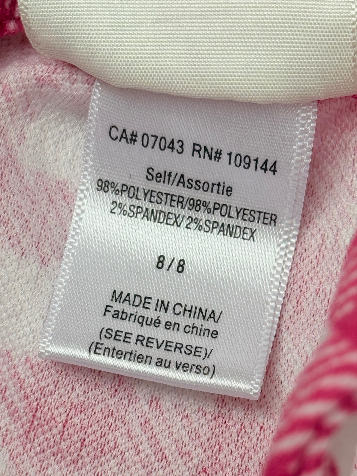Jenna & Jessie Pink Gingham Overalls Girls 8