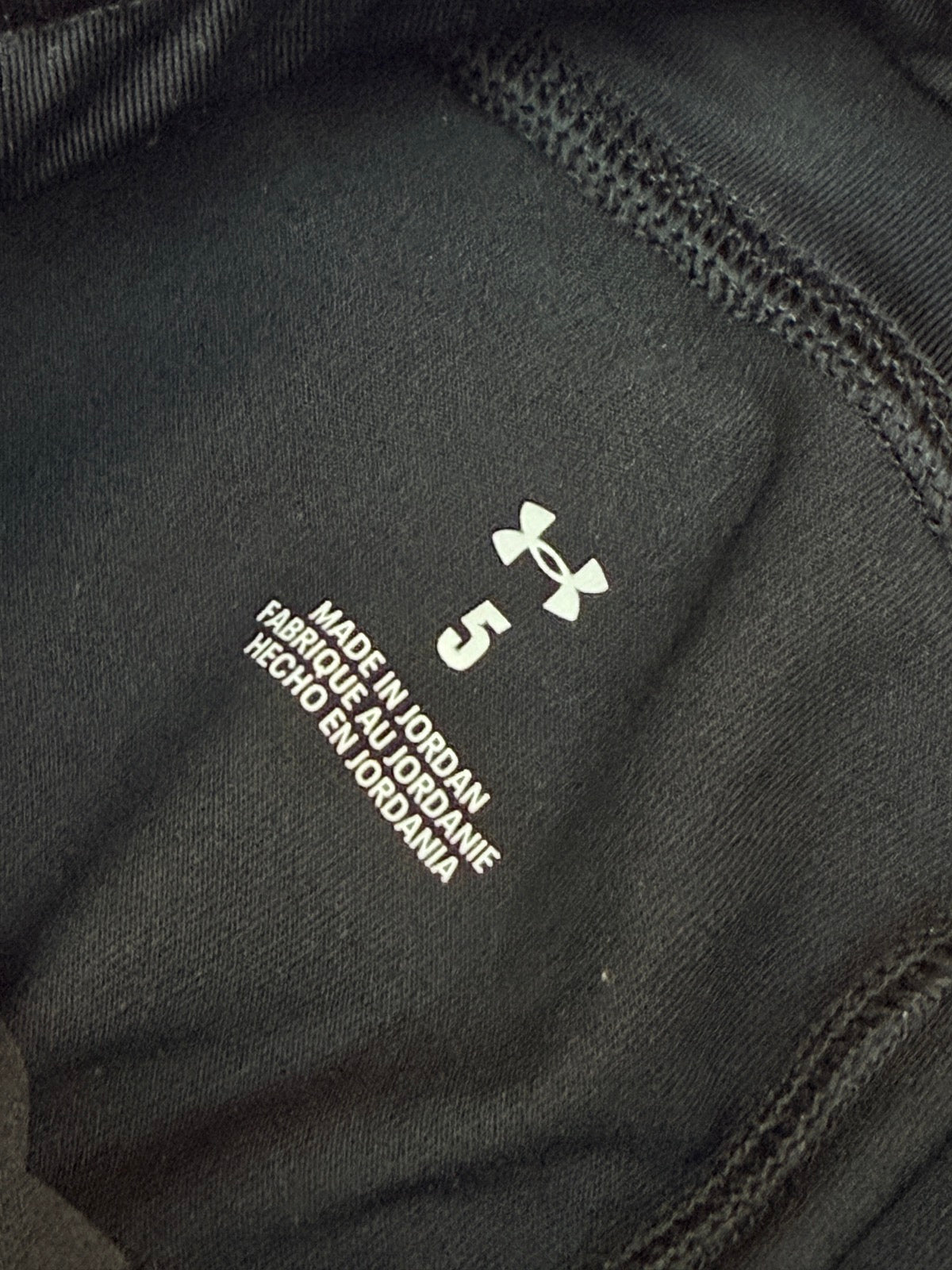 Under Armour Black Leggings Girls Size 5