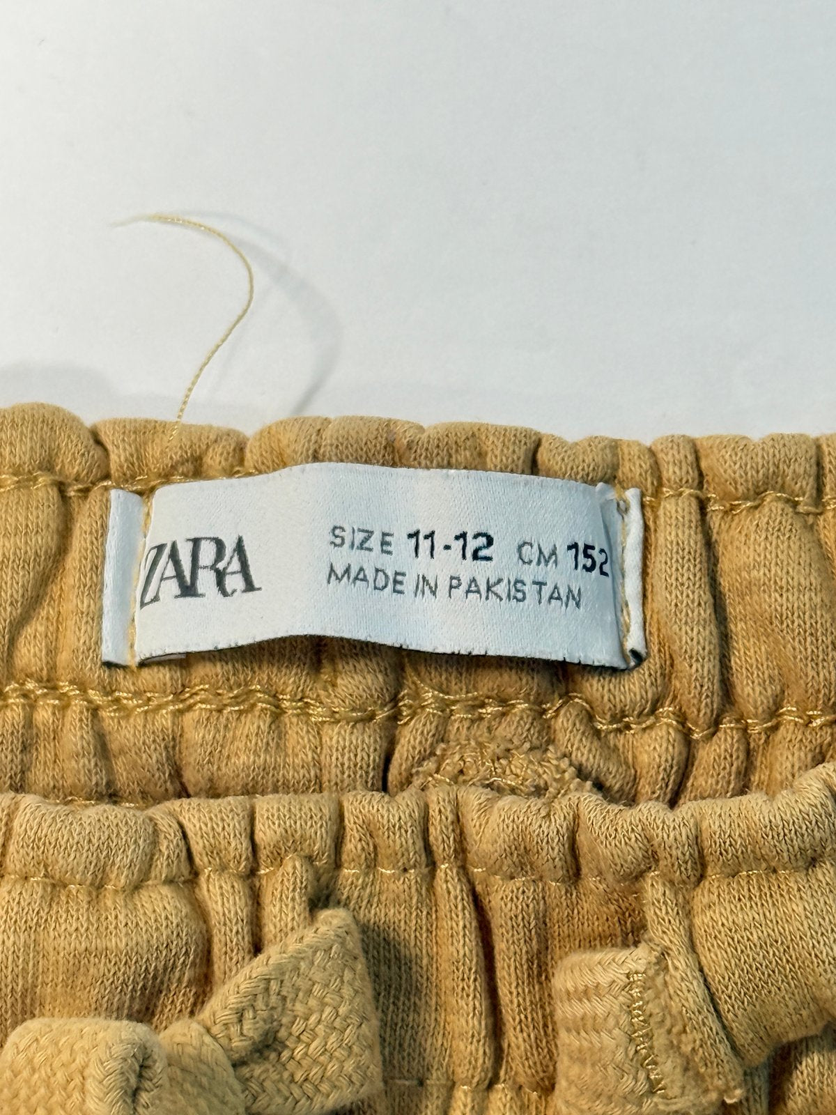 Zara Mustard Yellow Joggers 11-12