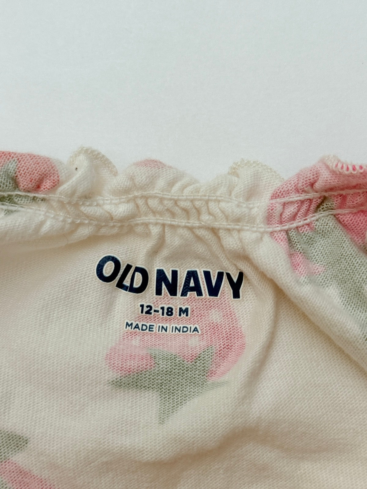 Old Navy Strawberry Print Romper 12-18M