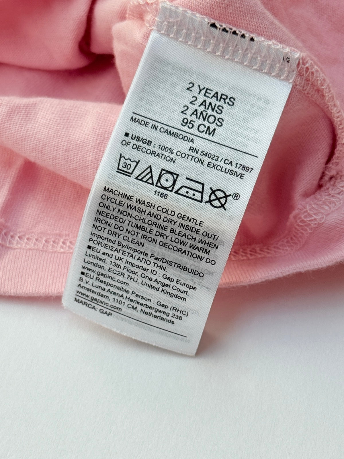 Baby Gap Pink Eyelet Dress Size 2T