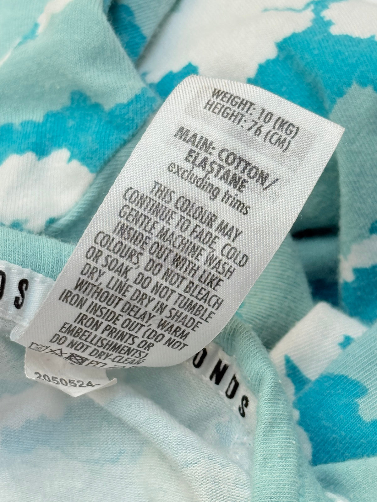 Bonds Wondersuit Cloud Print Romper 6-12m