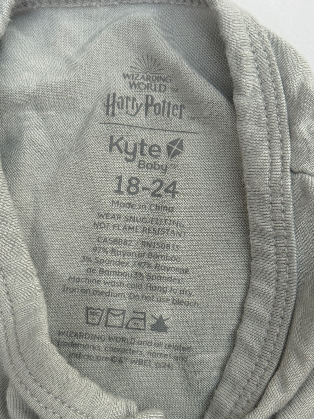 Kyte Baby Harry Potter Footed Sleeper 18-24M