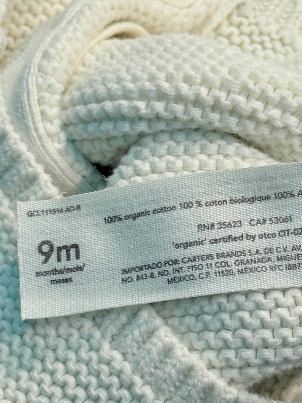Little Planet by Carter's Hooded Cardigan 9M