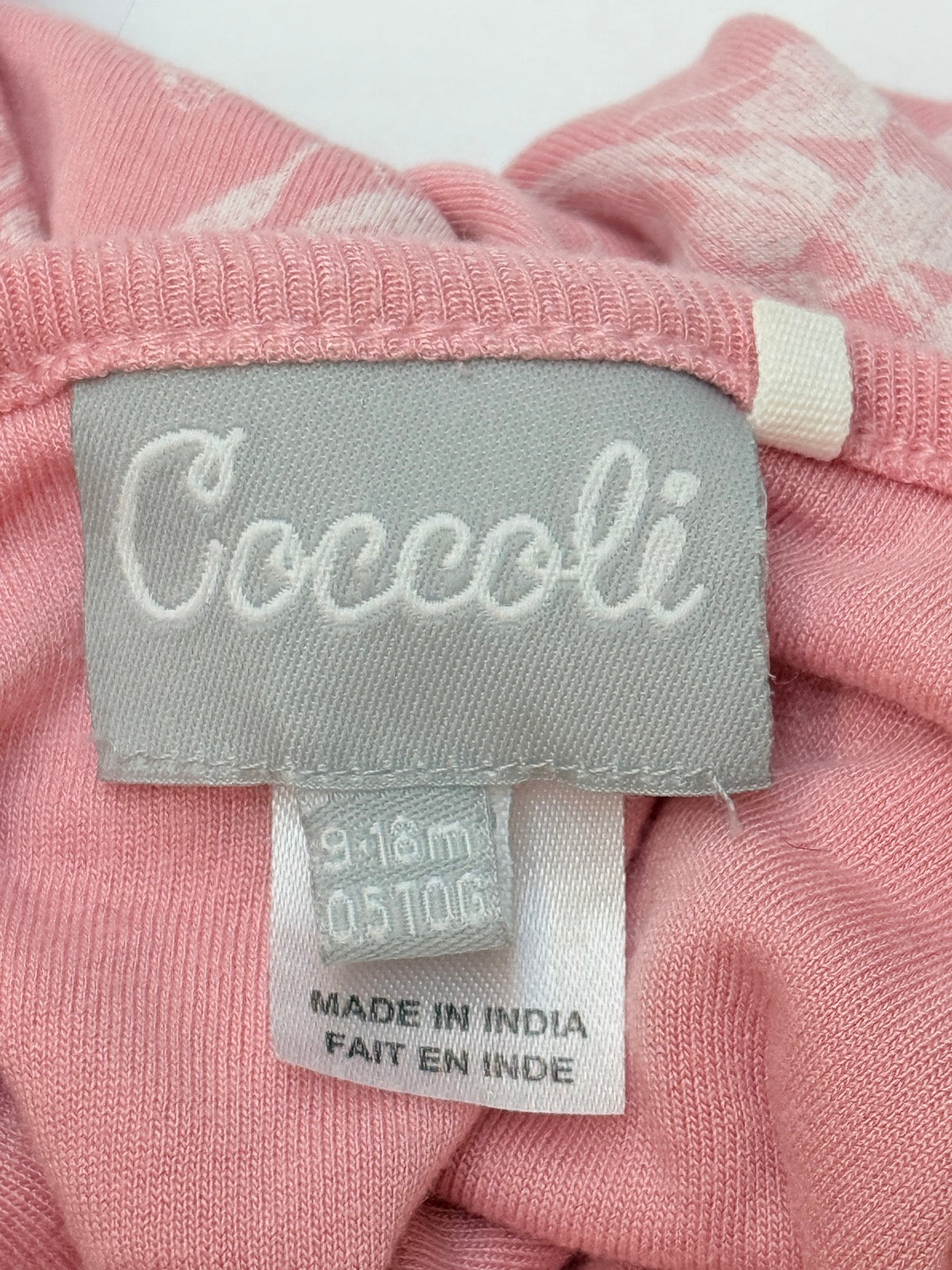 Coccoli Pink Floral Sleep Sack 9-18M