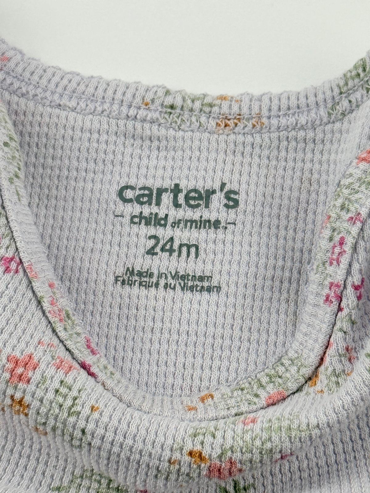 Carter's Child of Mine Floral Bodysuit 24M