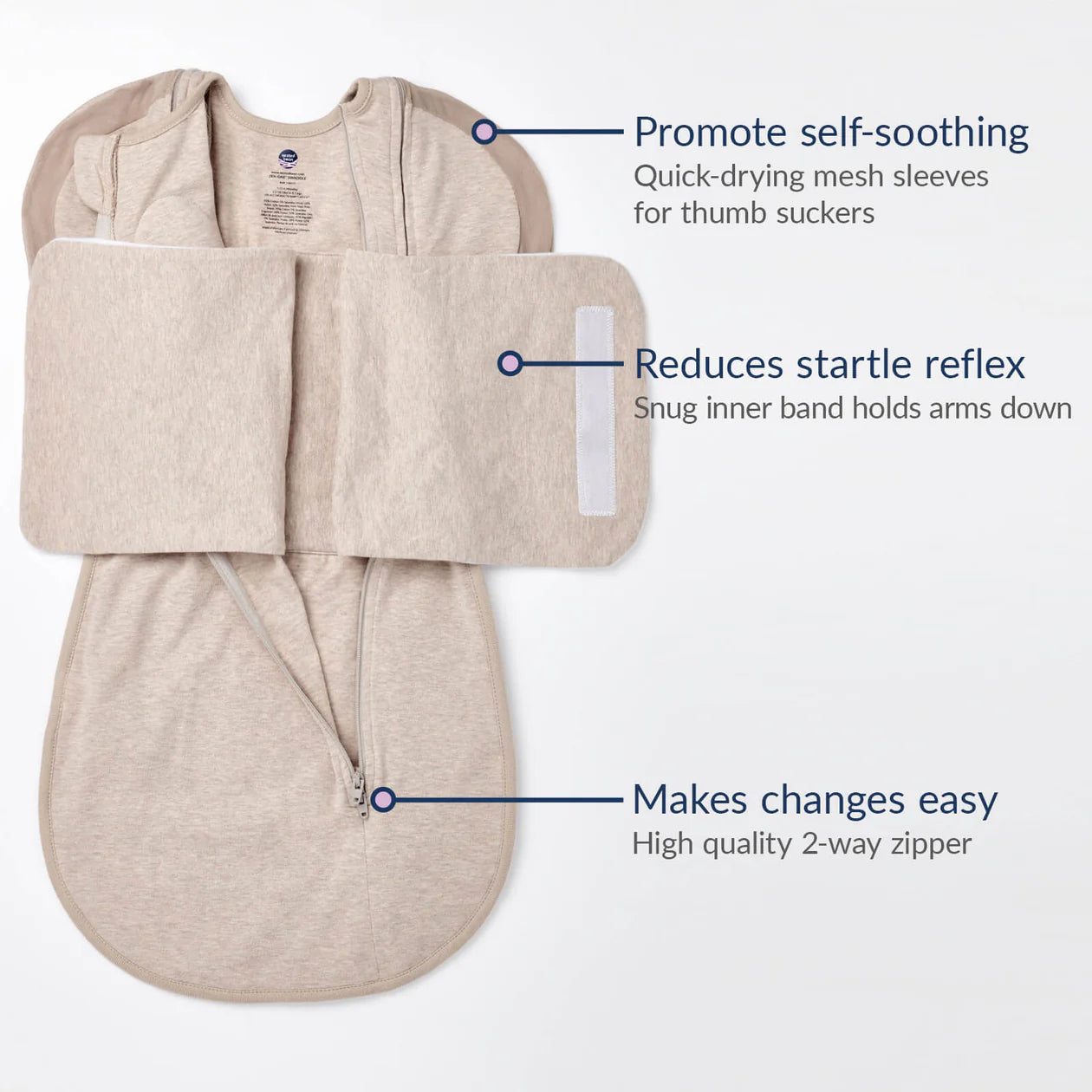 Nested Bean Zen One Sleepsack Swaddle Size Small Baby 3-6 months