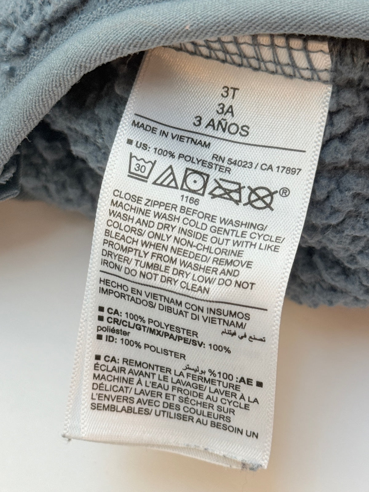 Old Navy Sherpa Fleece Zip Jacket 3T