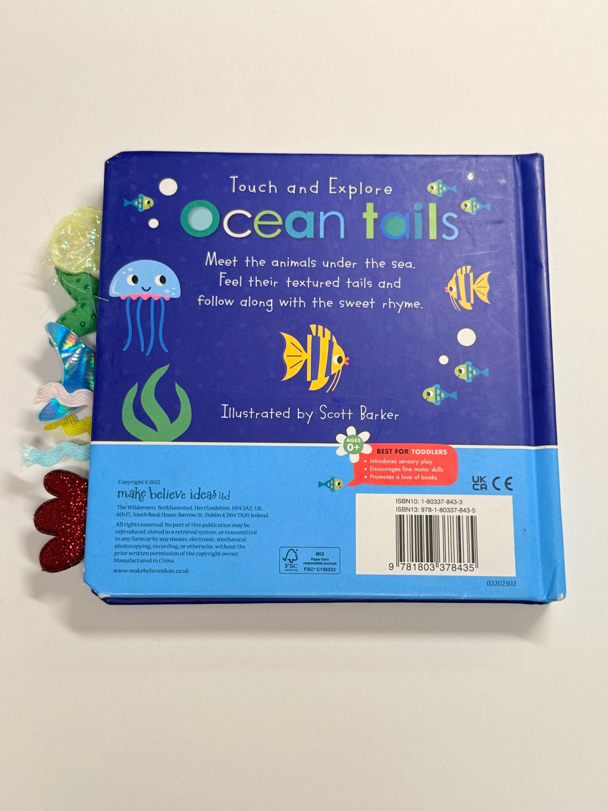 Touch and Explore Ocean Tails Board Book