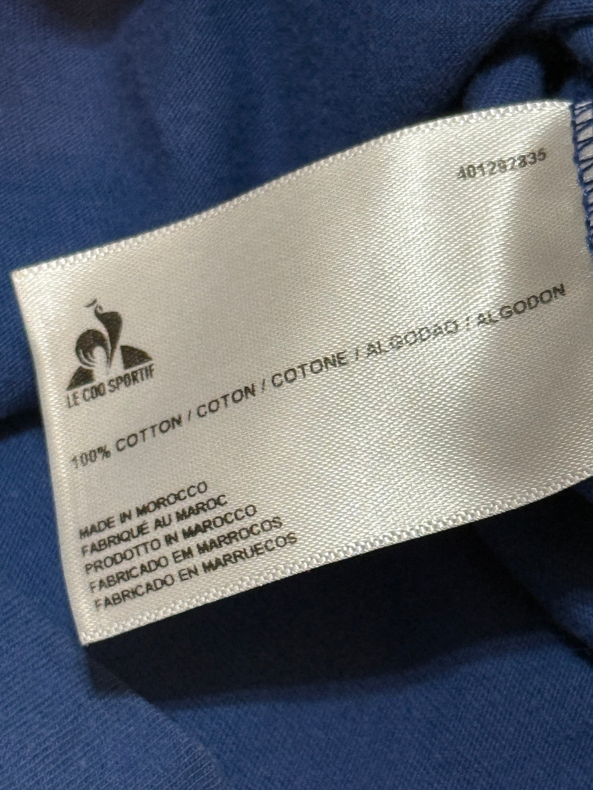 Le Coq Sportif Navy T-Shirt Size 6A