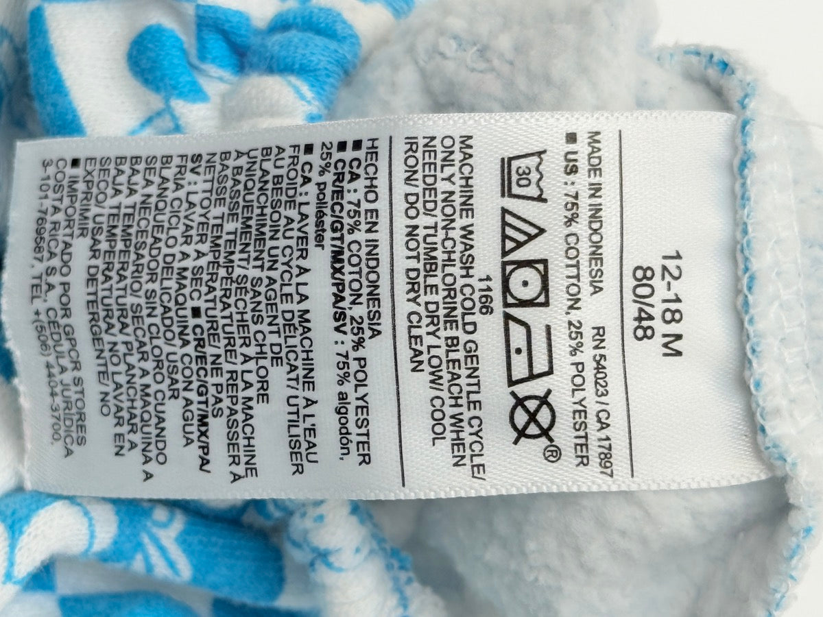 Old Navy x Disney Checkered Romper 12-18M