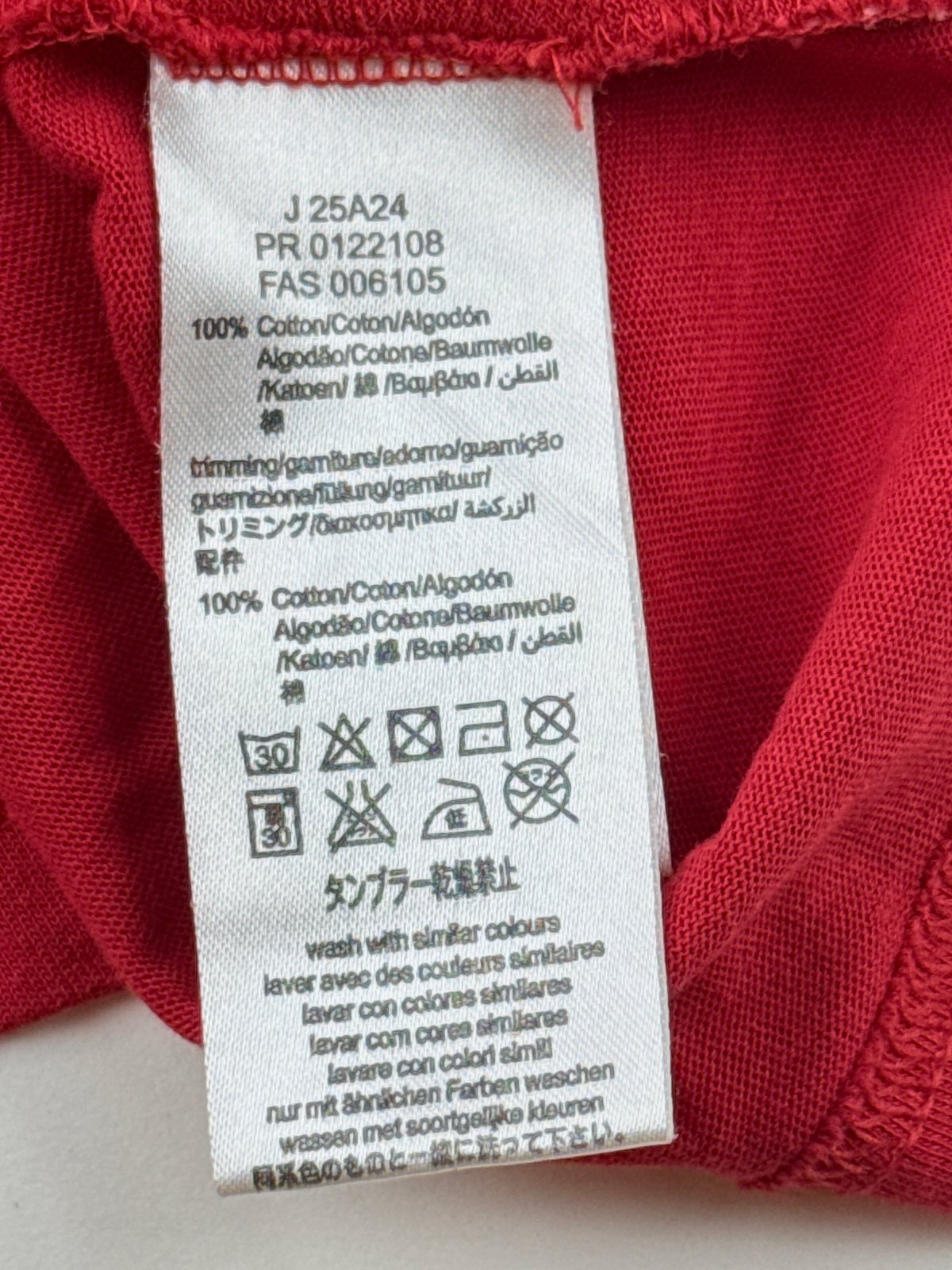 BOSS Red Long Sleeve Graphic T-Shirt Size 8
