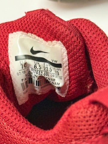 Nike Red Sneakers 7C