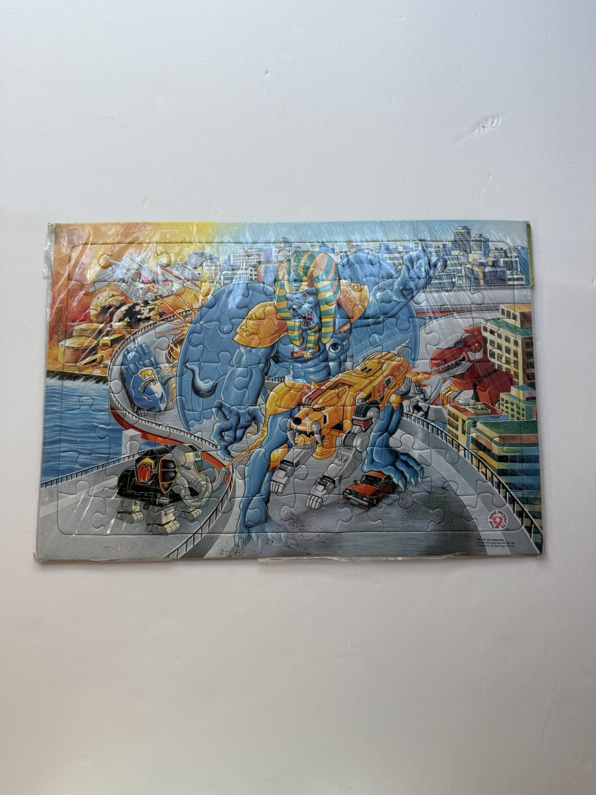 Vintage New In Package - Mighty Morphin Power Rangers Jigsaw Puzzle Drawing Board