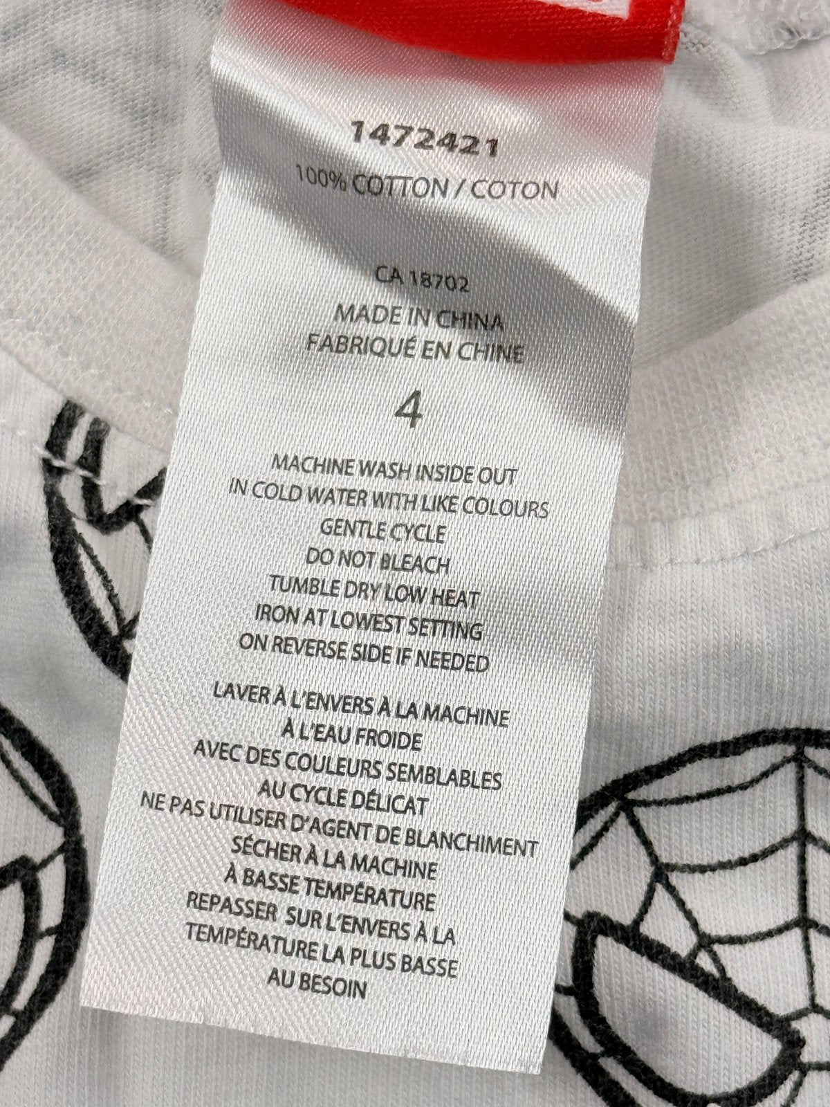 Marvel Spider-Man Print Tank Size 4