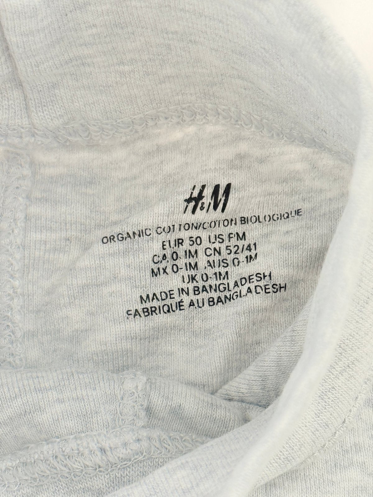 H&M Gray Footed Leggings 0-1M