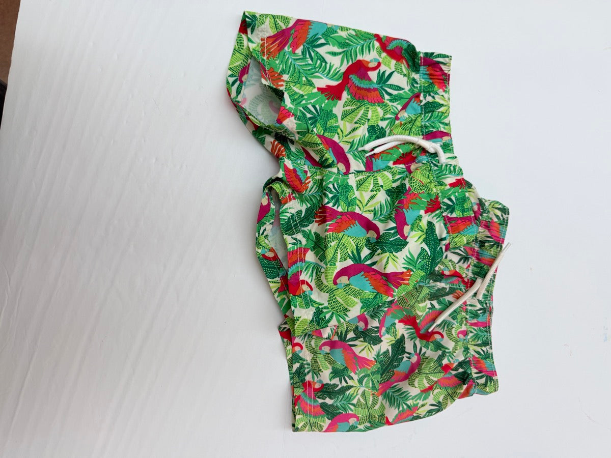 Parrot Tropical Print Shorts 18-24M