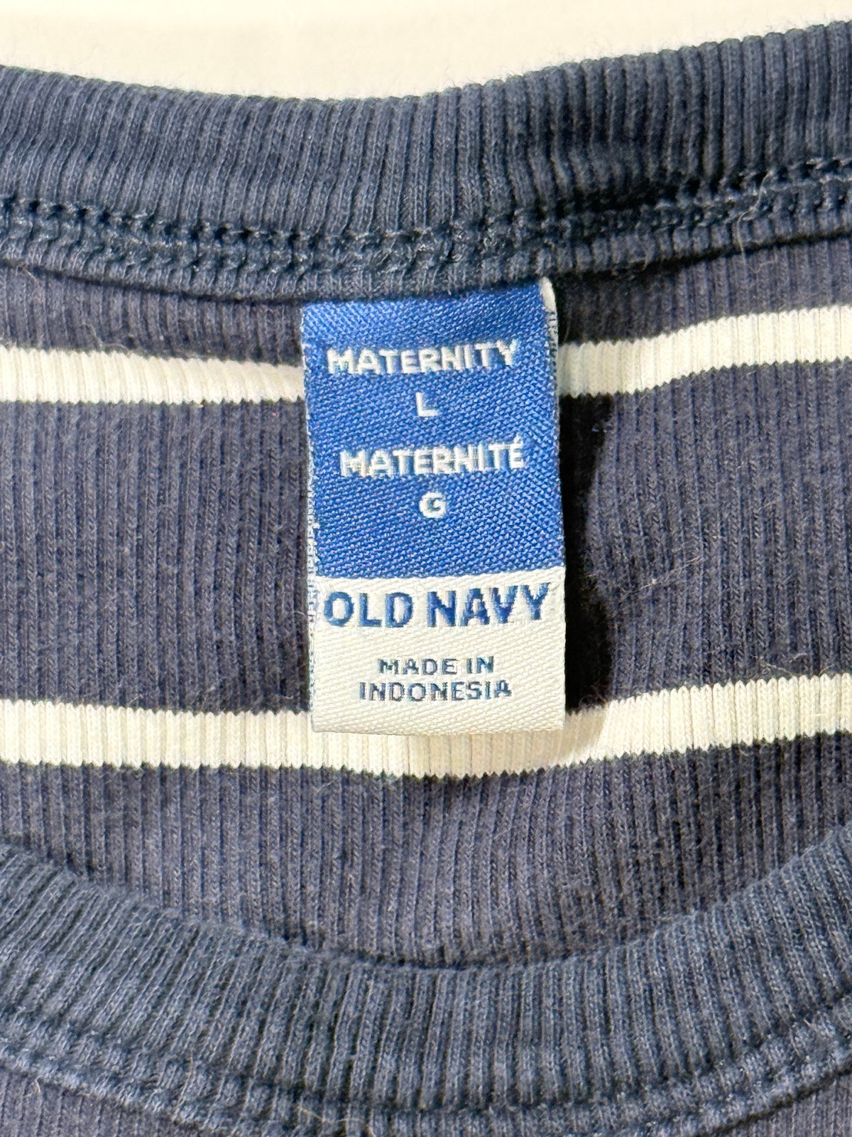 Old Navy Maternity Striped Nursing Dress Size L