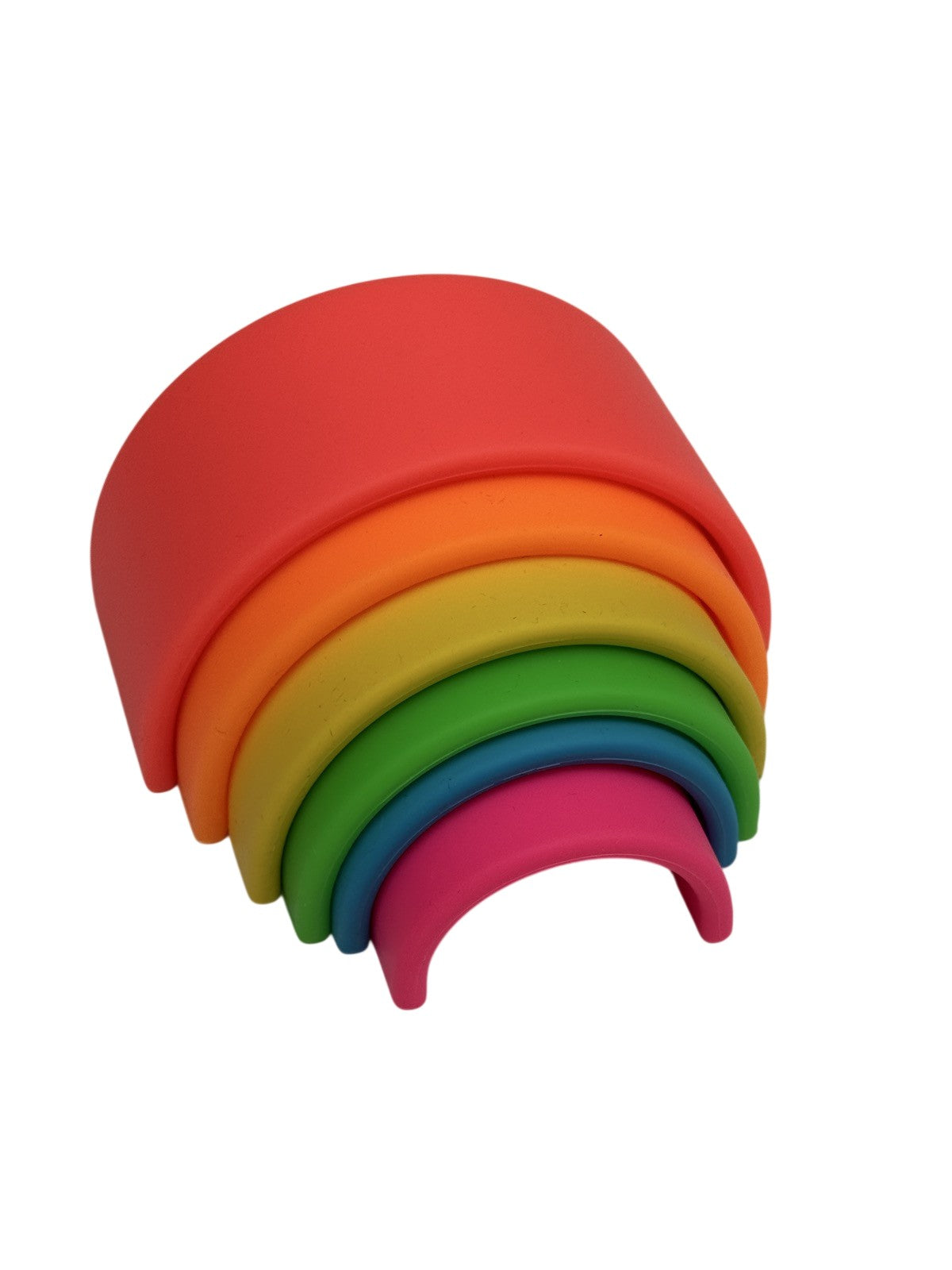 Silicone Stacking Rainbow Toy