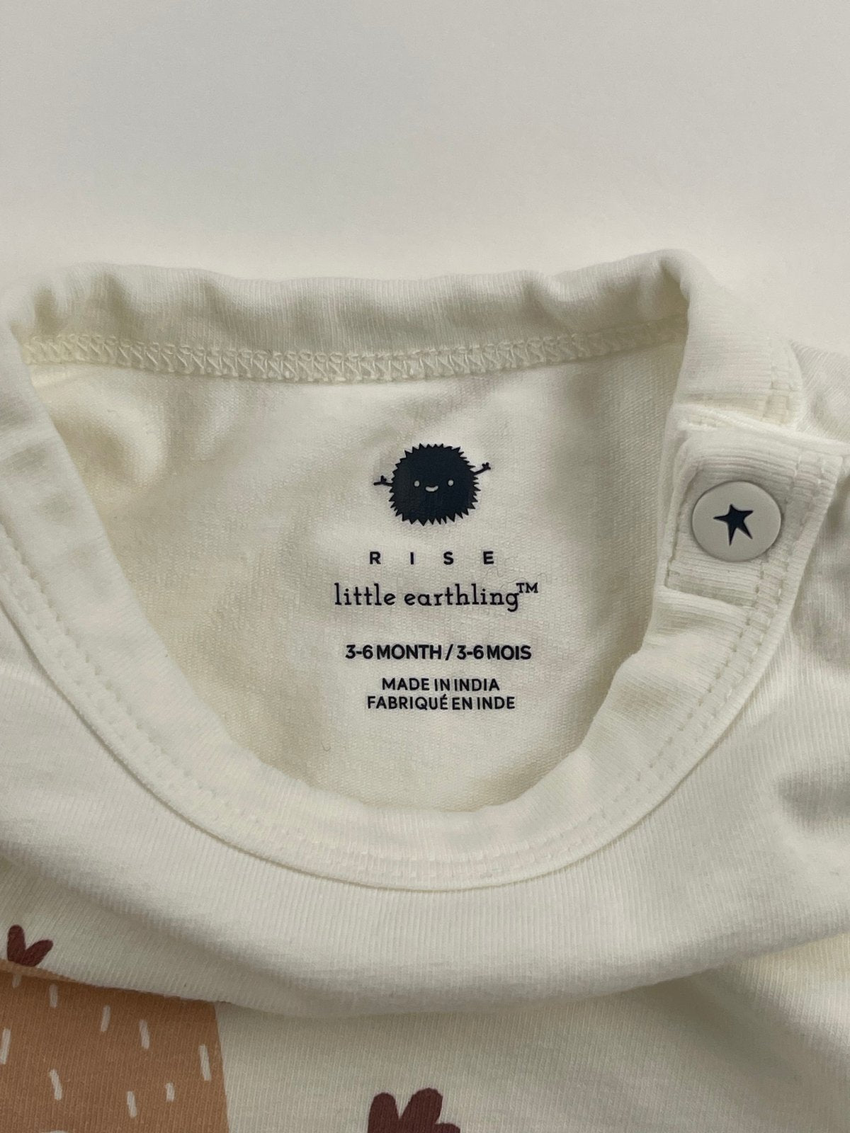 Rise Little Earthling Monster Bodysuit 3-6M