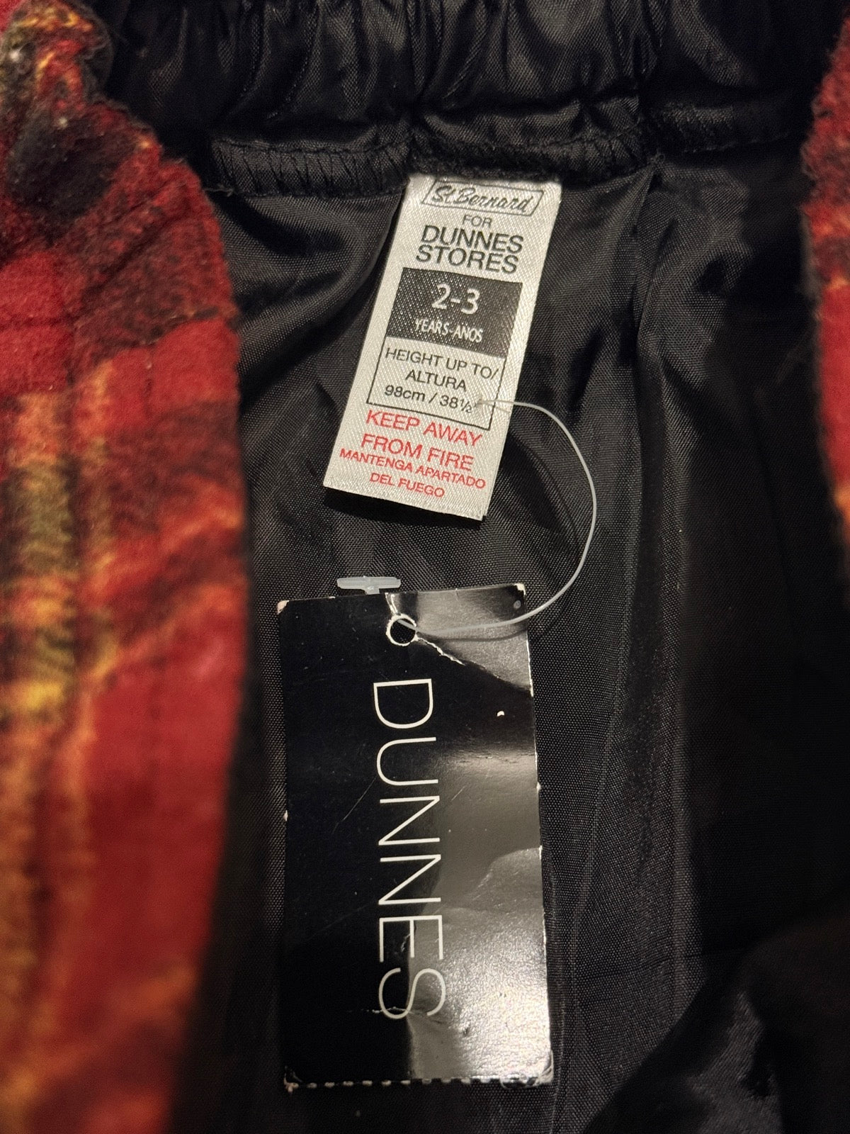 St. Bernard Dunnes Red Plaid Skirt 2-3Y