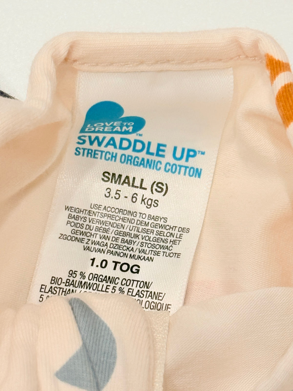 Love to Dream Swaddle Up Organic Cotton Small