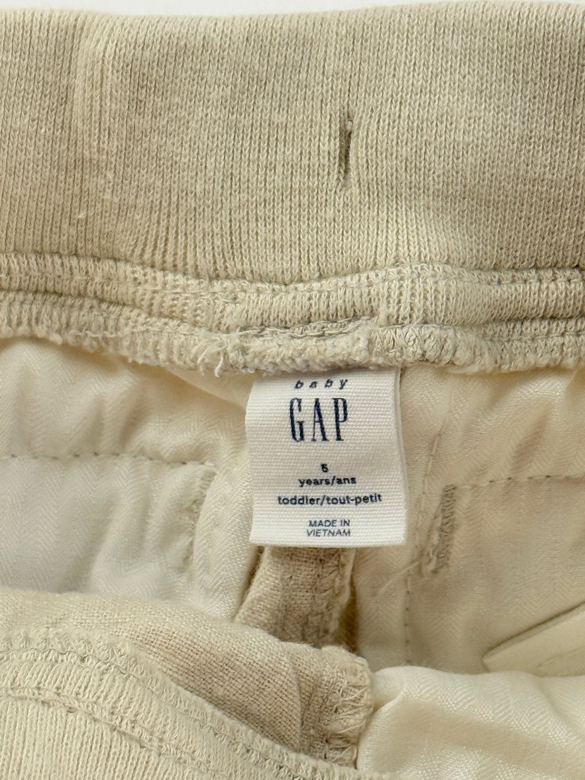 baby Gap Beige Pull-On Pants Size 5