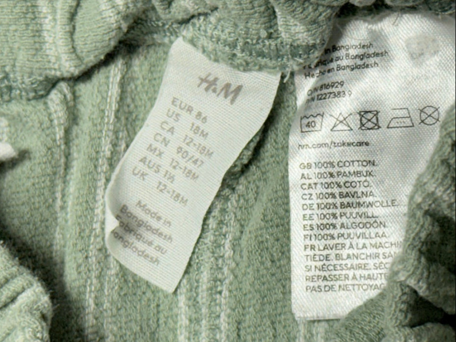 H&M Striped Pants 12-18m