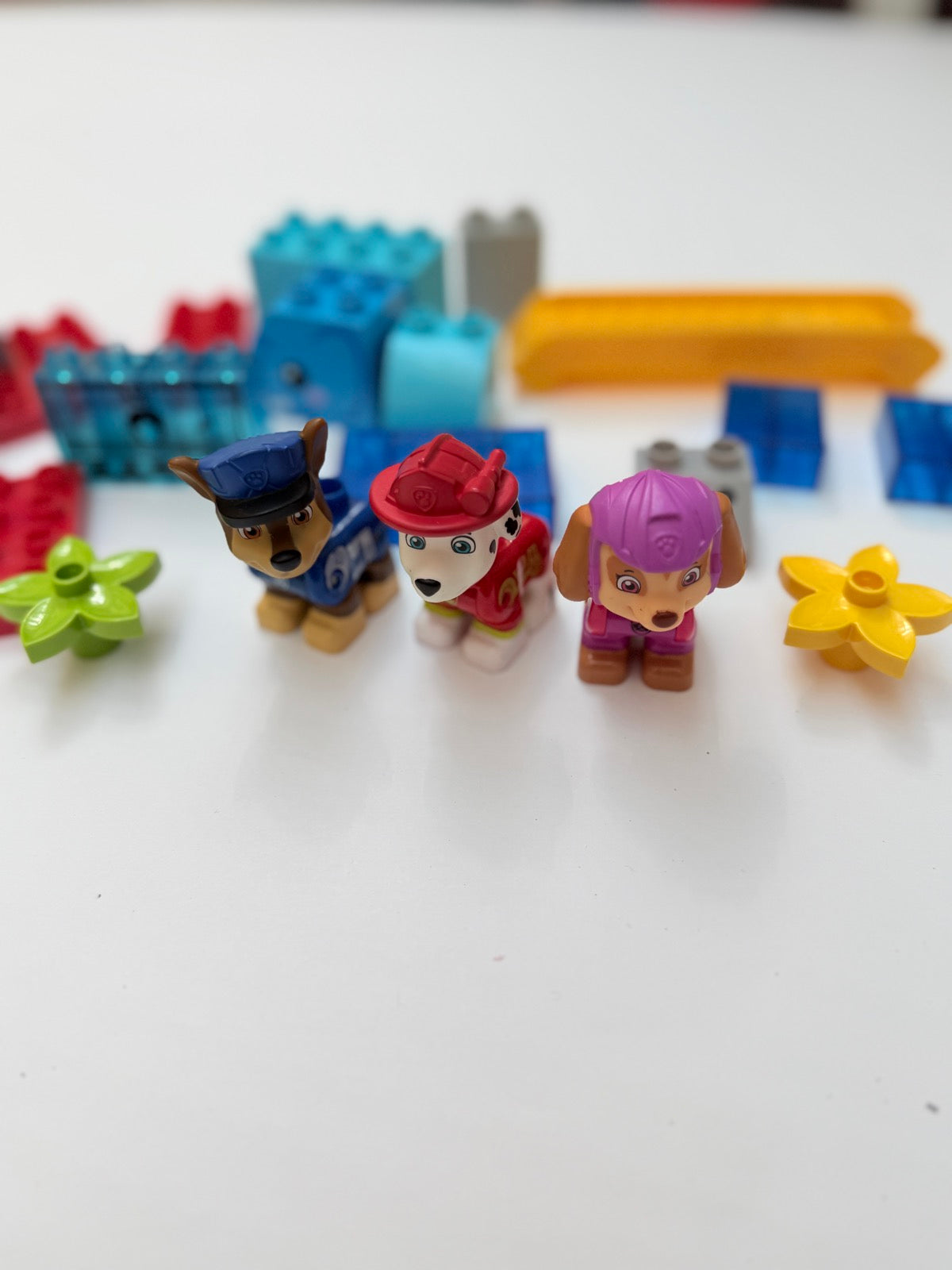 Mega Blocks Paw Patrol Figures & Bricks Lot