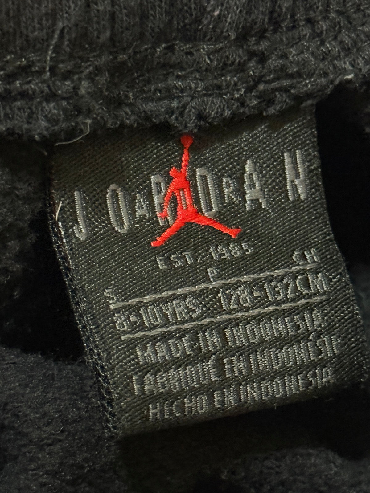 Jordan Black Cargo Jogger Pants Size 8-10