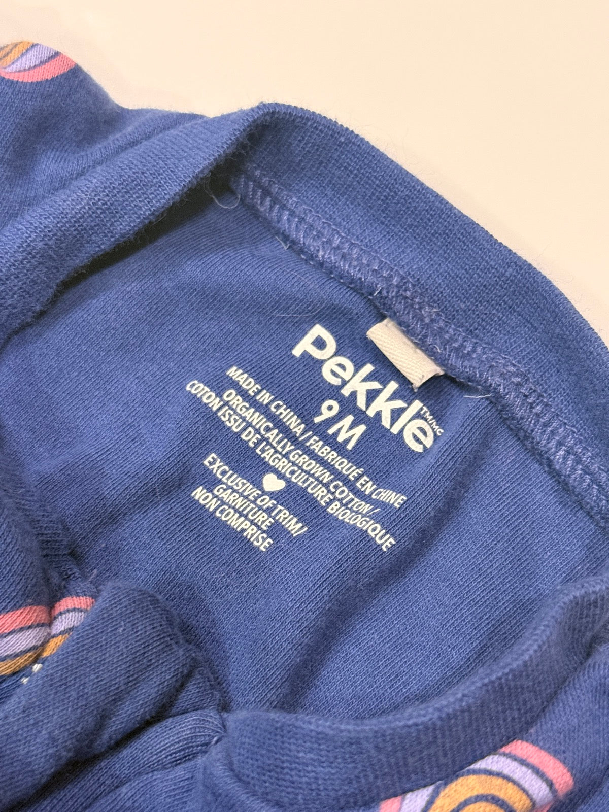 Pekkle Rainbow Footed Sleeper 9M