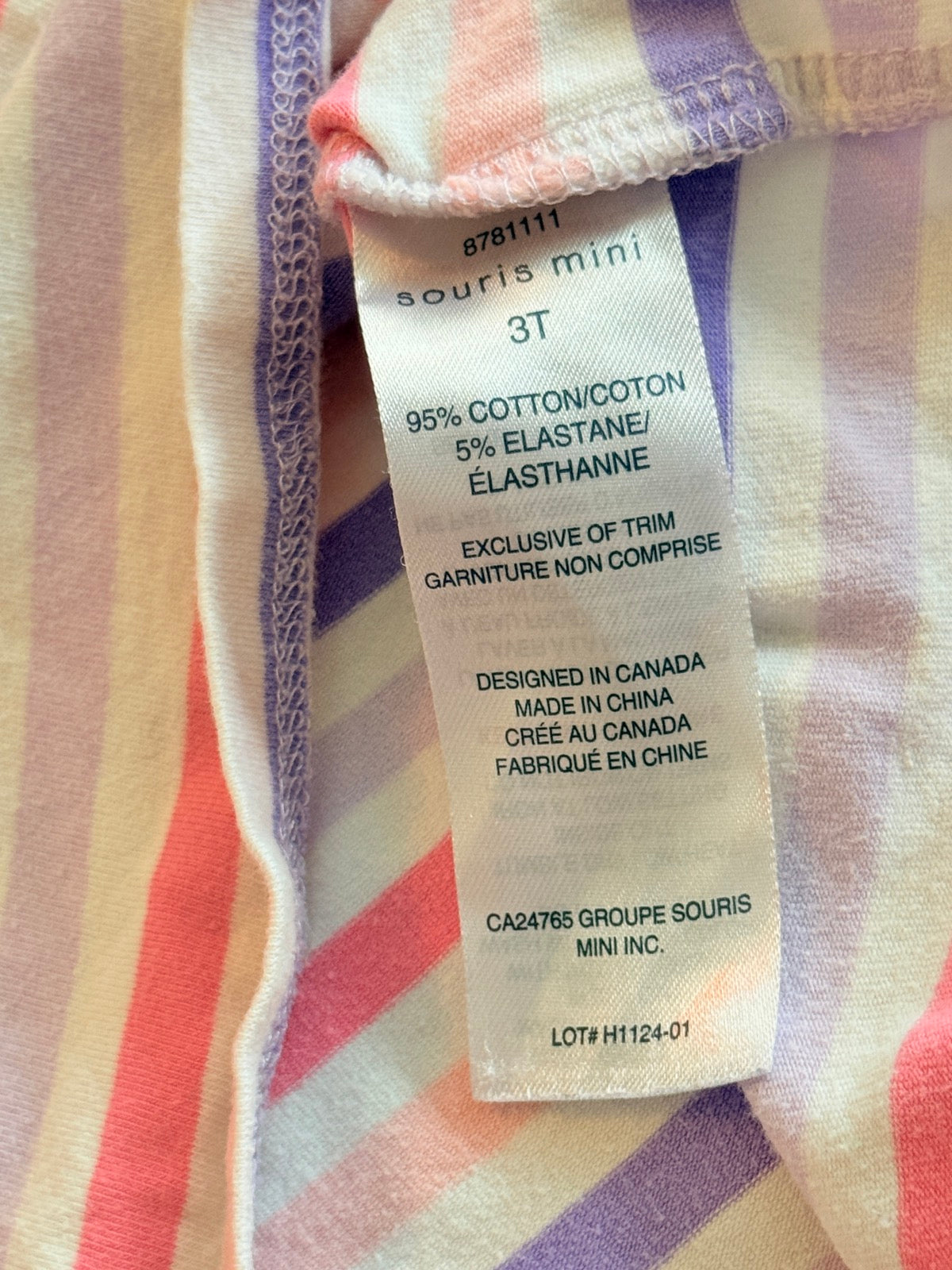 Souris Mini Striped Tank Top 3T
