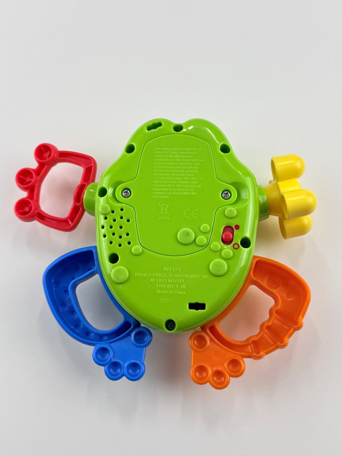 Fisher-Price Musical Frog Teether Rattle Toy