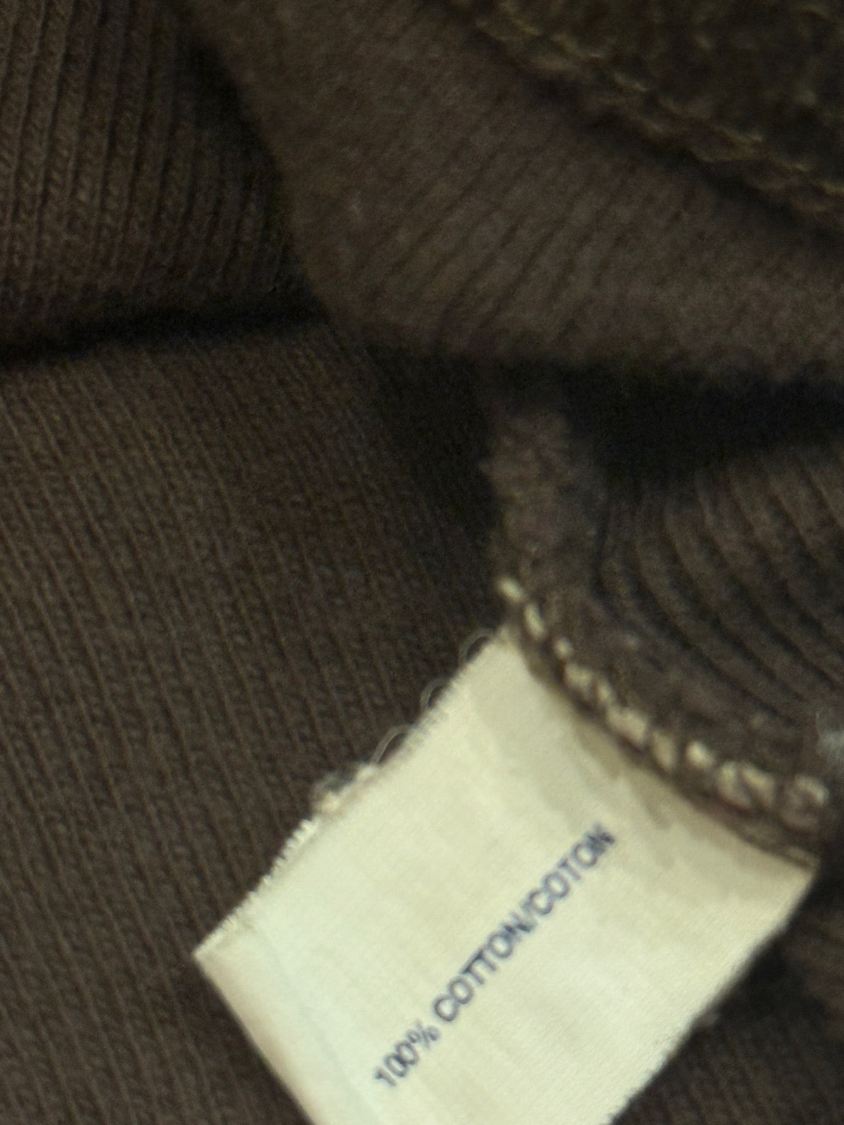 Gap Brown Cotton Long Sleeve Polo Size 10-11