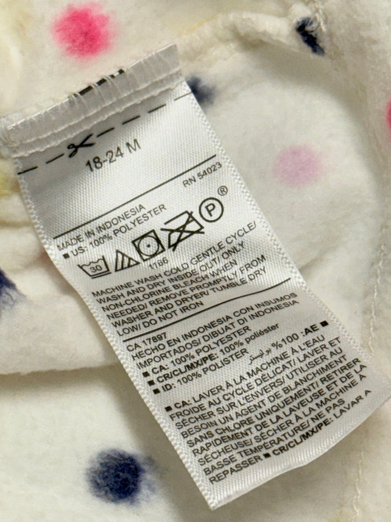 Old Navy - Long Sleeve Fleece Dress 18-24m