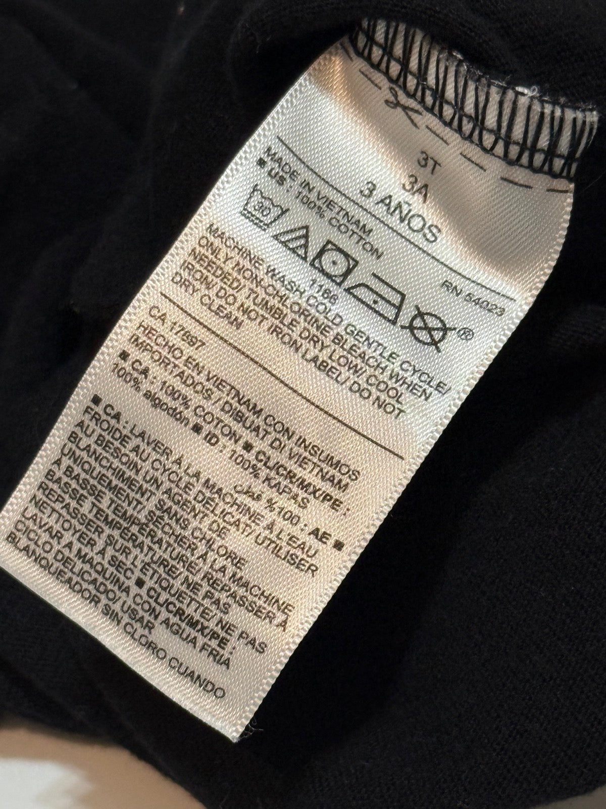 Old Navy Black Tank Top 3T