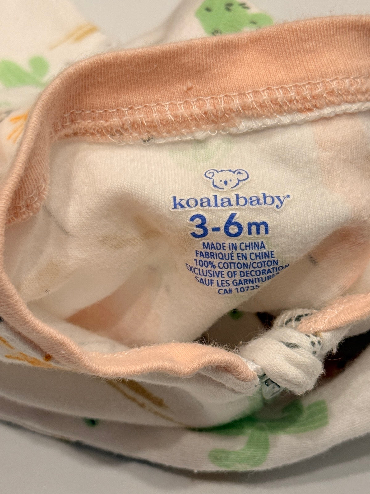 Footed Sleeper Koala Baby Desert Print 3-6m