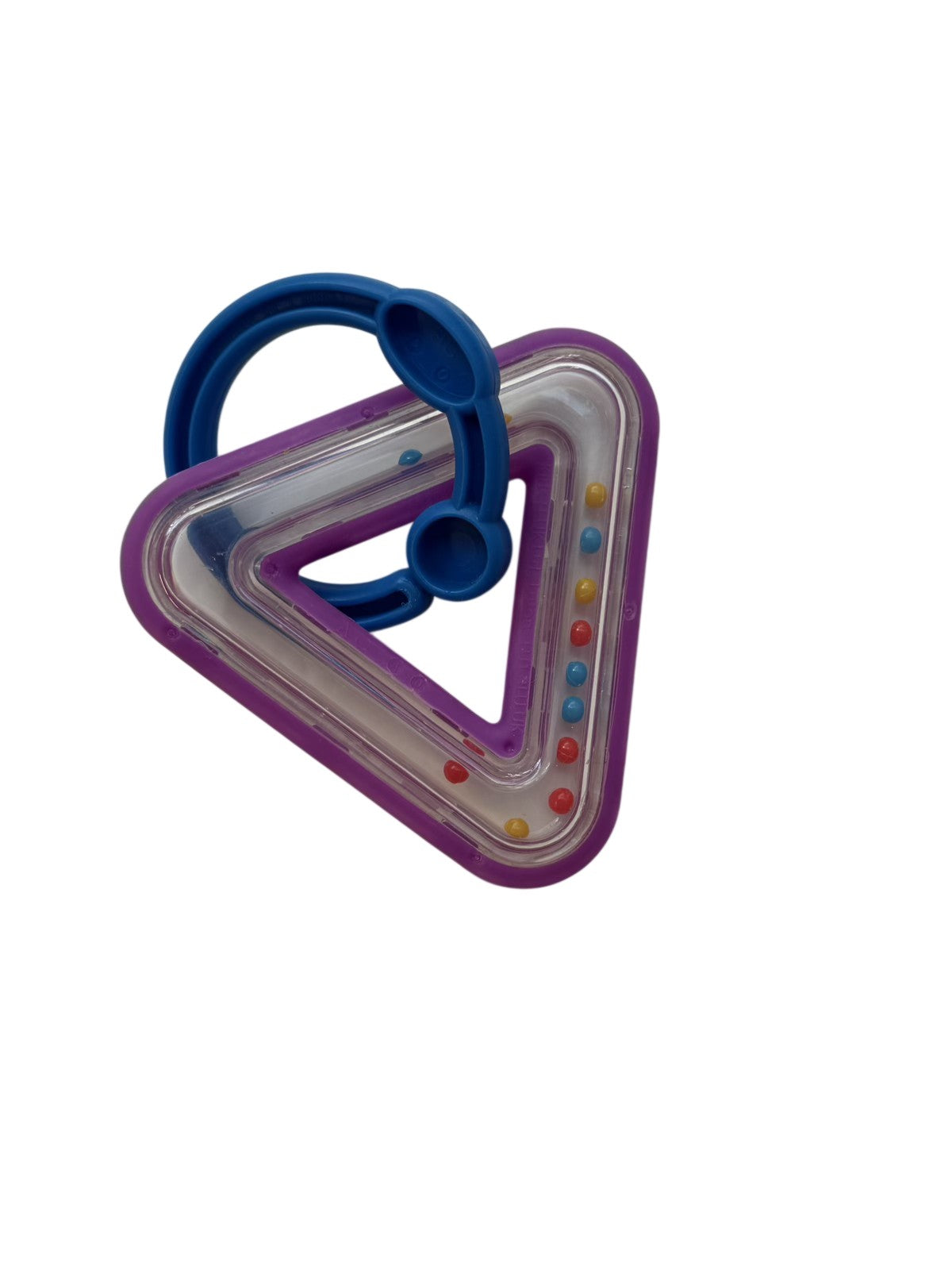 Baby Triangle Rattle with Beads